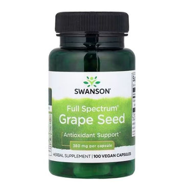 Full Spectrum Grape Seed, 380mg, 100 caps, Swanson - Vitax.ro