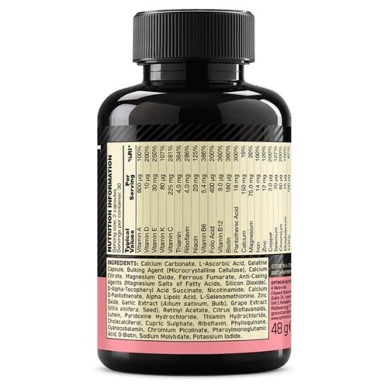 Opti-Women, 60 tabs, Optimum Nutrition - Vitax.ro
