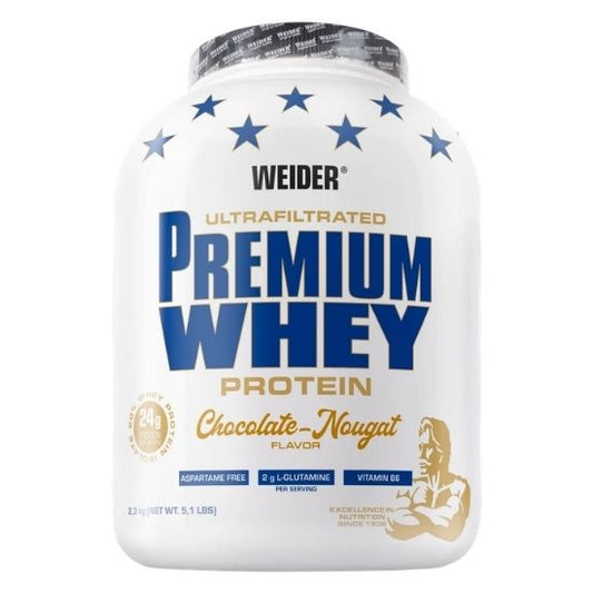 Premium Whey, Chocolate Nougat, 2300g, Weider