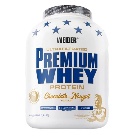 Premium Whey, Chocolate Nougat, 2300g, Weider
