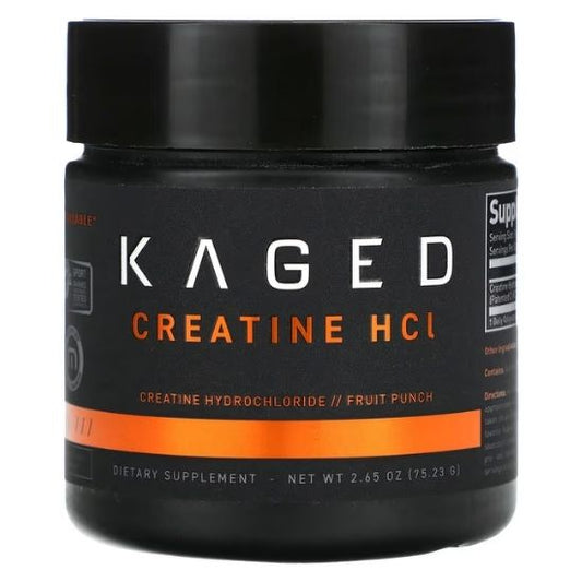 Creatine HCl, Fruit Punch, 75g, Kaged Muscle - Vitax.ro