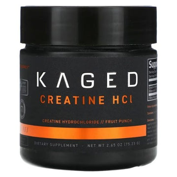 Creatine HCl, Fruit Punch, 75g, Kaged Muscle - Vitax.ro