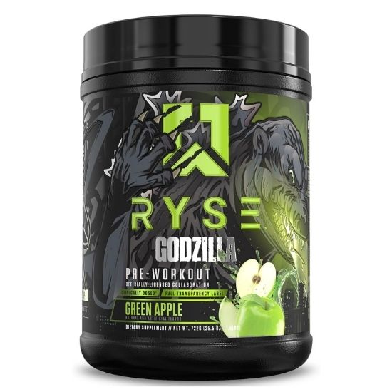 Godzilla Pre-Workout, Green Apple, 722g, RYSE