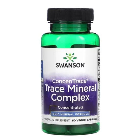 ConcenTrace Trace Mineral Complex, 60 vcaps, Swanson - Vitax.ro