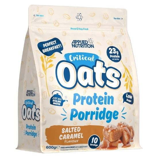 Critical Oats Protein Porridge, Salted Caramel, 600g, Applied Nutrition