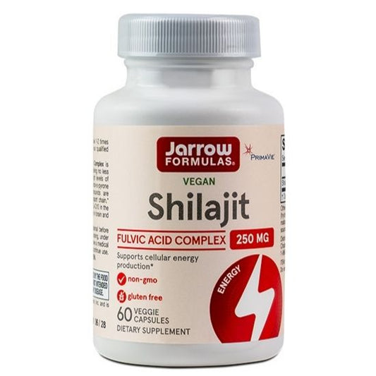 Shilajit Fulvic Acid Complex 250mg, 60 Capsule Vegetale, Jarrow Formulas - Vitax.ro