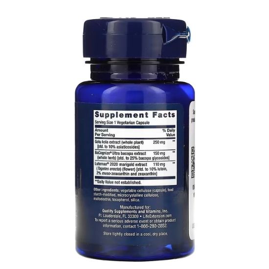 Quick Brain Nootropic, 30 vcaps, Life Extension - Vitax.ro