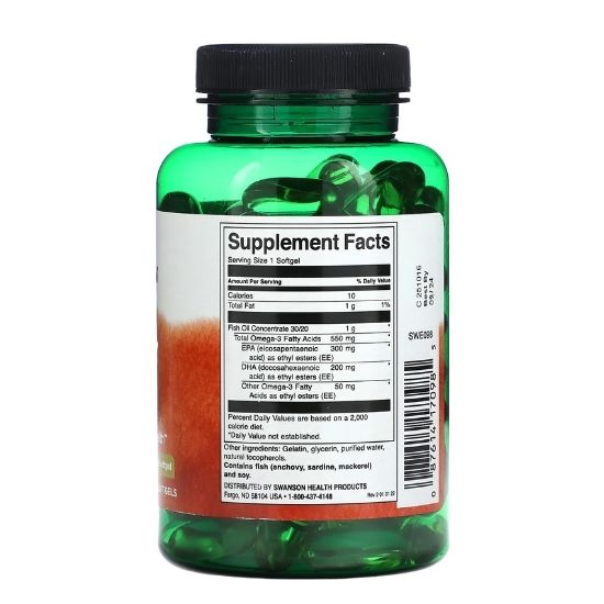 Super EPA, 100 softgels, Swanson - Vitax.ro
