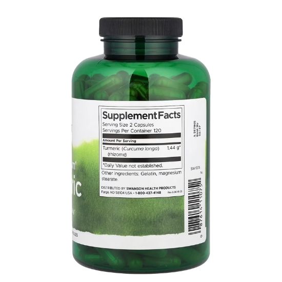 Turmeric, 720mg, 240 caps, Swanson - Vitax.ro