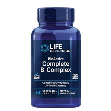 Bio-Active Complete B-Complex, 60 vcaps, Life Extension - Vitax.ro