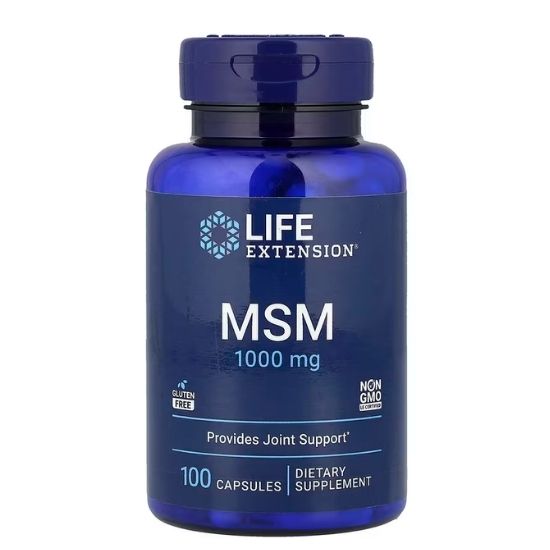 MSM, 1000mg, 100 caps, Life Extension - Vitax.ro