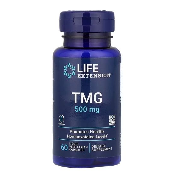 TMG, 500mg, 60 liquid vcaps, Life Extension - Vitax.ro