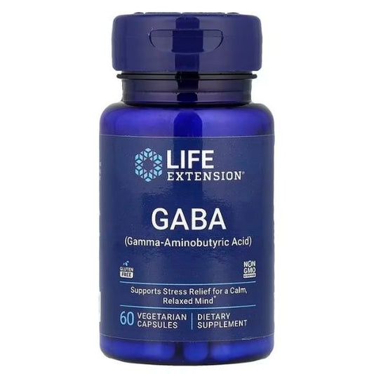 Gaba, 60 vcaps, Life Extension - Vitax.ro