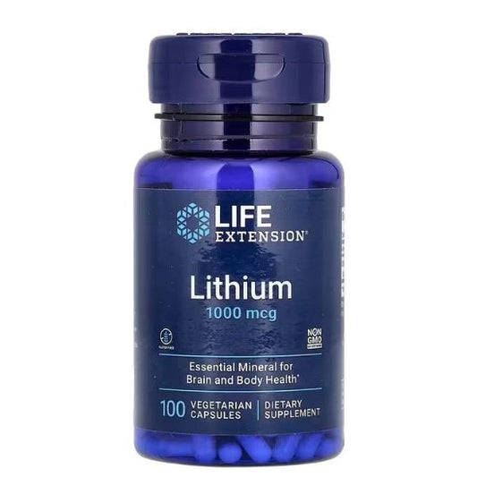 Lithium 1000mcg, 100 vcaps, Life Extension - Vitax.ro