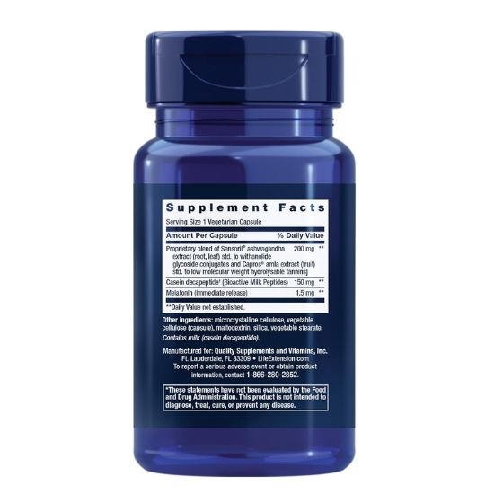 Enhanced Sleep with Melatonin, 30 vcaps, Life Extension - Vitax.ro