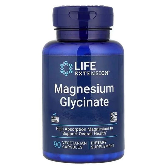 Magnesium Glycinate, 105mg, 90 vcaps, Life Extension - Vitax.ro