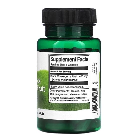 Full Spectrum Aronia (Chokeberry), 400mg, 60 caps, Swanson - Vitax.ro