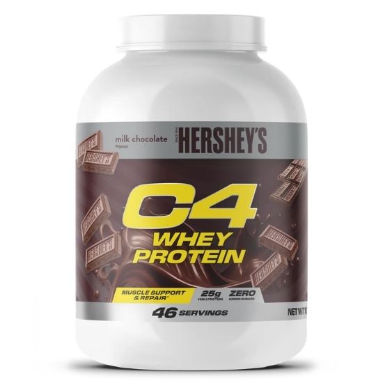 C4 Whey Protein, Hershey's Milk Chocolate, 1610g, Cellucor - Vitax.ro