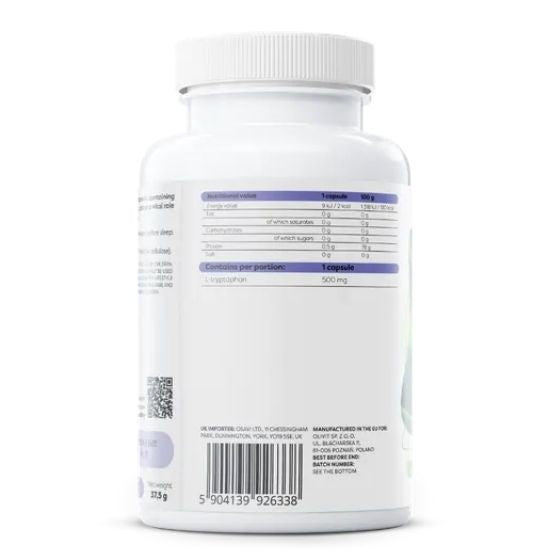 L-tryptophan, 500mg, 60 vegan caps, Osavi - Vitax.ro