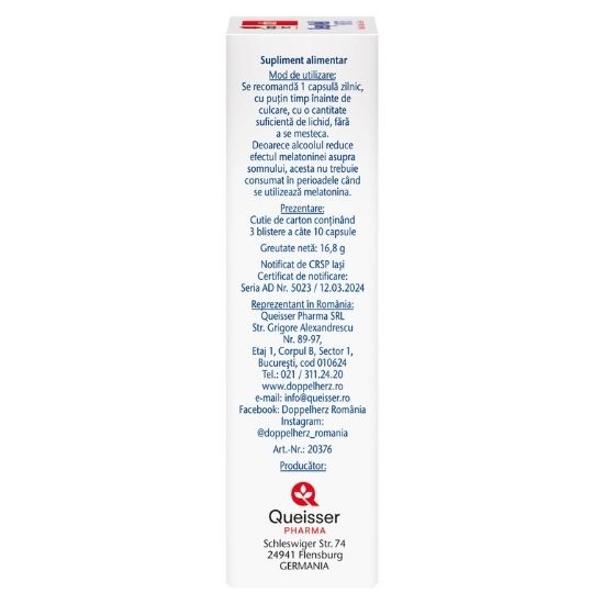 Activ Sleep Well Forte, 30 capsule, Doppelherz - Vitax.ro
