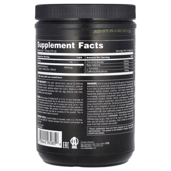 Animal Fury, Ice Pop, 483g, Universal Nutrition - Vitax.ro