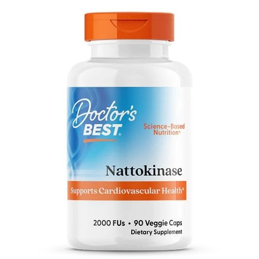 Nattokinase 2000 FUs, 90 vcaps, Doctor's Best - Vitax.ro