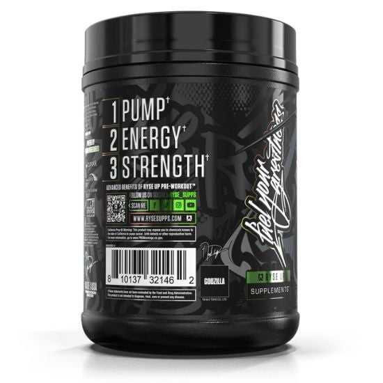 Godzilla Pre-Workout, Cherry Limeade, 742g, RYSE | Vitax.ro