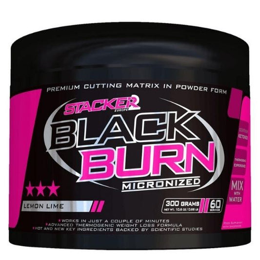 Black Burn Micronized, Lemon, 300g, Stacker2 Europe - Vitax.ro