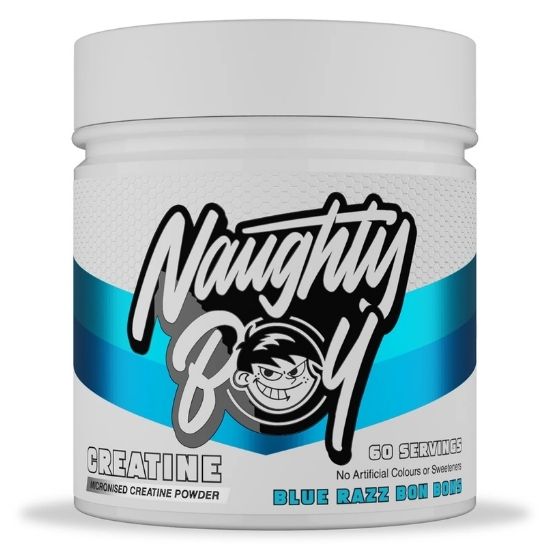 Creatine, Blue Razz Bon Bons, 300g, Naughty Boy - Vitax.ro