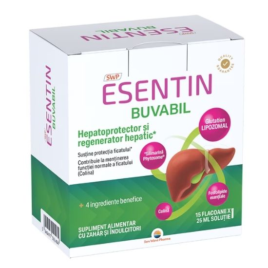 Esentin buvabil, 15 fiole x 25ml, Sun Wave Pharma