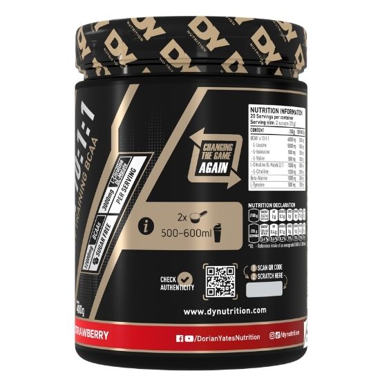HIT BCAA 10:1:1, Strawberry, 400g, Dorian Yates