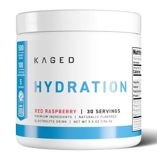 Hydration, Red Raspberry, 156g, Kaged Muscle
