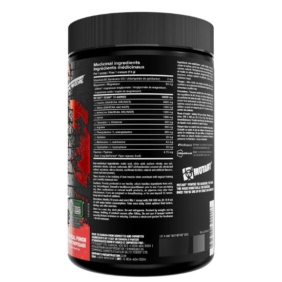 GEAAR, Tropical Fruit Punch, 420g, Mutant - Vitax.ro