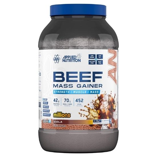 Beef Mass Gainer, Millions Cola, 3130g, Applied Nutrition