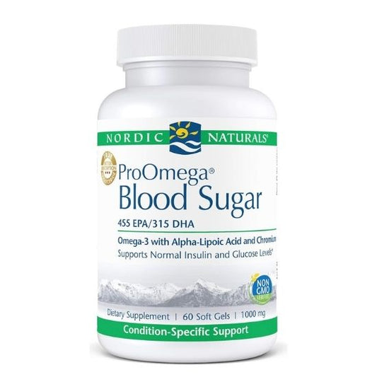 ProOmega Blood Sugar, 60 softgels, Nordic Naturals - Vitax.ro