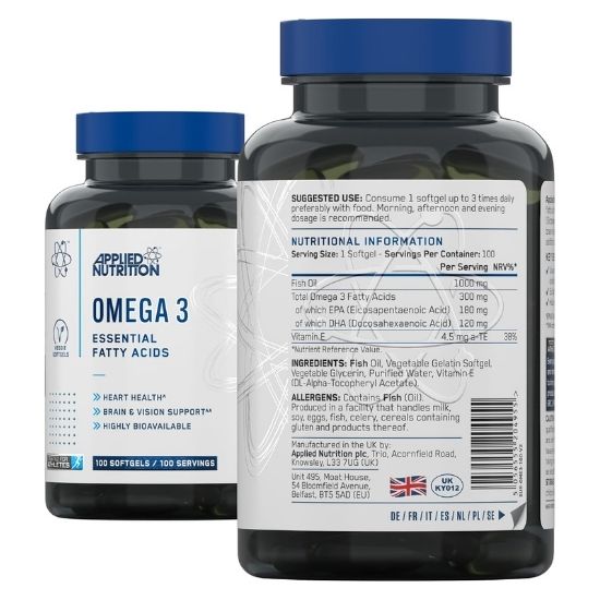 Omega 3, 100 softgels, Applied Nutrition | Vitax.ro