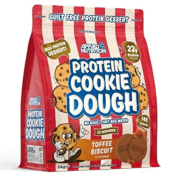 Protein Cookie Dough Dessert, Toffee Biscuit, 1000g, Applied Nutrition