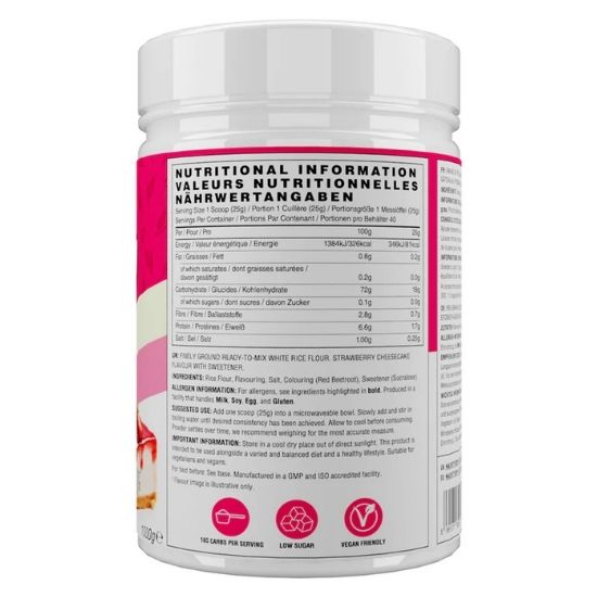 Cream of Rice, Strawberry Cheesecake, 1000g, Naughty Boy - Vitax.ro