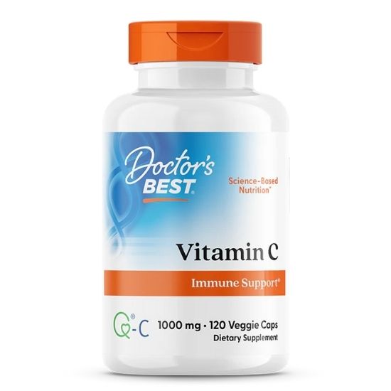 Vitamin C with Quali-C, 1000mg, 120 vcaps, Doctor's Best - Vitax.ro