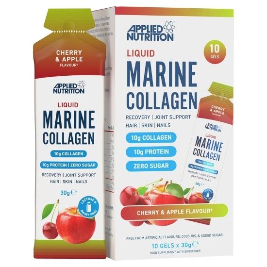 Liquid Marine Collagen, Cherry & Apple, 10 x 30g, Applied Nutrition