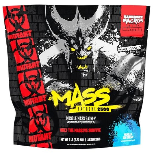 Mutant Mass Extreme 2500, Vanilla Ice Cream, 2720g, Mutant
