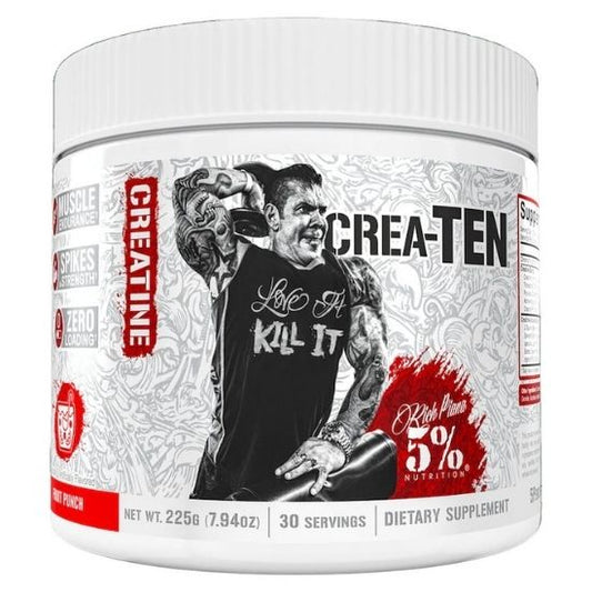 Crea-TEN, Legendary Series, Fruit Punch, 225g, 5% Nutrition