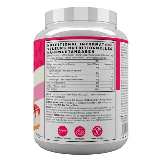 Cream of Rice, Strawberry Cheesecake, 2000g, Naughty Boy - Vitax.ro