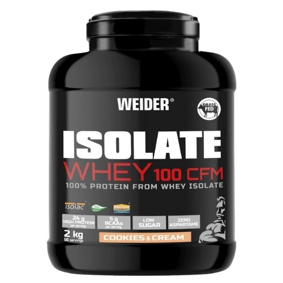 Isolate Whey 100 CFM, Cookies & Cream, 2000g, Weider