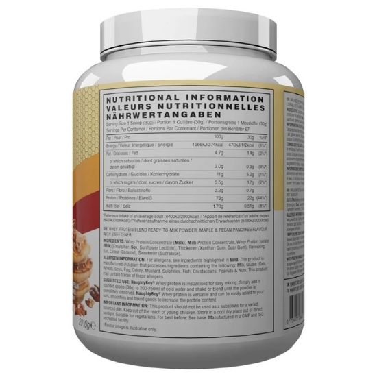 Advanced Whey, Maple & Pecan Pancakes, 2010g, Naughty Boy - Vitax.ro