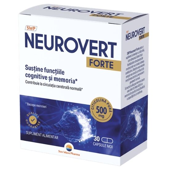 Neurovert forte, 30 caps. moi, Sun Wave Pharma | Vitax.ro