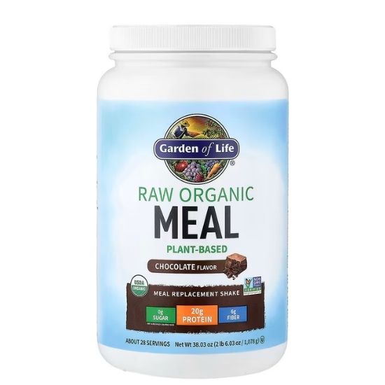 Raw Organic Meal, Chocolate Cacao, 1017g, Garden of Life - Vitax.ro