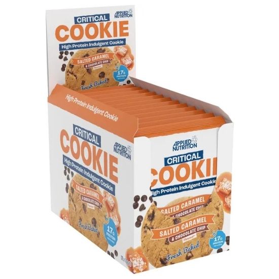 Critical Cookie, Salted Caramel & Chocolate Chip, 12 x 85g, Applied Nutrition - Vitax.ro