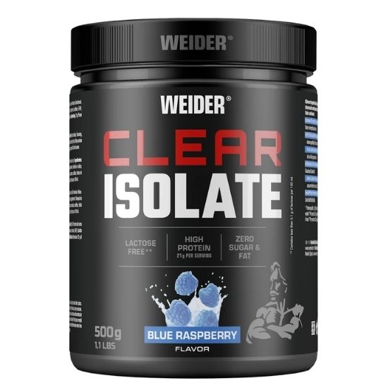 Clear Isolate, Blue Raspberry, 500g, Weider