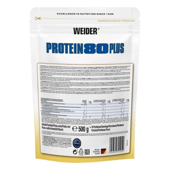 Protein 80 Plus, Vanilla, 500g, Weider